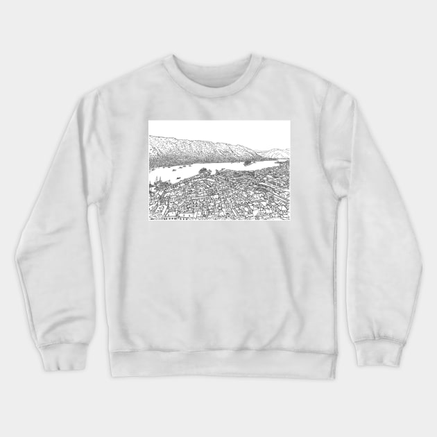 Kotor Montenegro Crewneck Sweatshirt by valery in the gallery